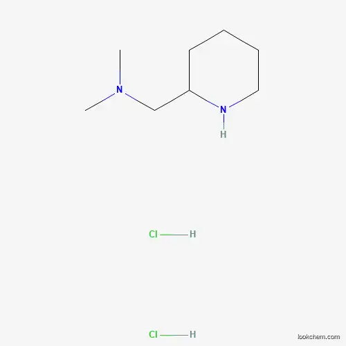 Molecular Structure of 1185304-33-9 (Dimethyl-piperidin-2-ylmethyl-amine dihydrochloride)