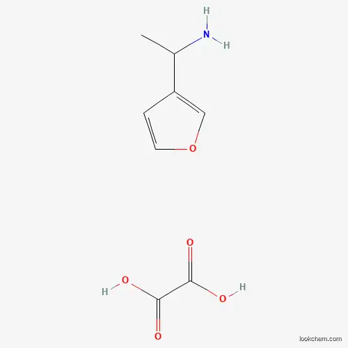 Molecular Structure of 1187928-15-9 (1-Furan-3-YL-ethylamine oxalate)
