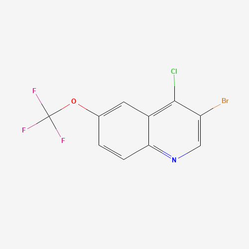 3-Bromo-4-chloro-6-trifluoromethoxyquinoline