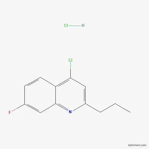 4-Chloro-7-fluoro-2-propylquinoline hydrochloride