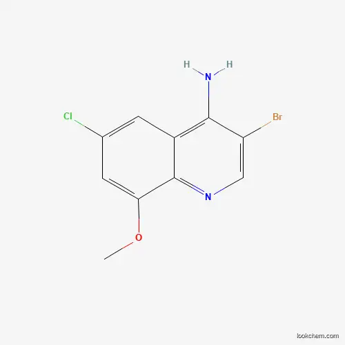 4-Amino-3-bromo-6-chloro-8-methoxyquinoline