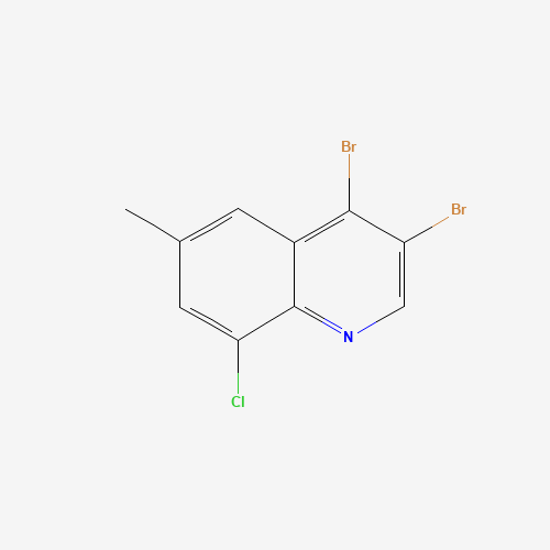 8-Chloro-3,4-dibromo-6-methylquinoline