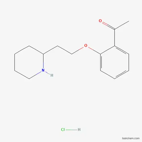 1-{2-[2-(2-Piperidinyl)ethoxy]phenyl}-1-ethanone hydrochloride