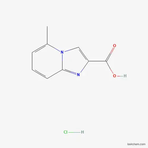 Molecular Structure of 1220039-61-1 (5-Methyl-imidazo[1,2-a]pyridine-2-carboxylic acid hydrochloride)