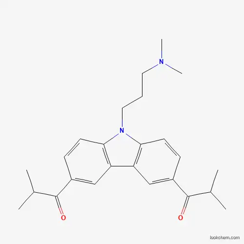 1,1'-{9-[3-(dimethylamino)propyl]-9H-carbazole-3,6-diyl}bis(2-methylpropan-1-one)