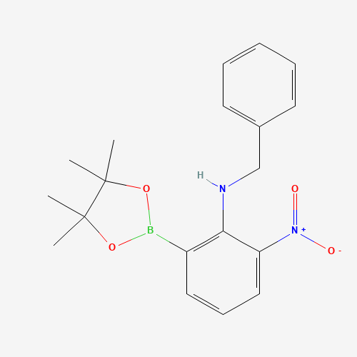 2-N-Benzylamino-3-nitrophenylboronic acid pinacol ester