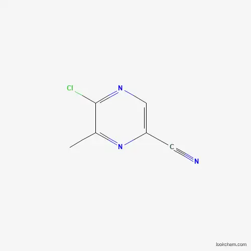Molecular Structure of 1260672-01-2 (5-Chloro-6-methylpyrazine-2-carbonitrile)