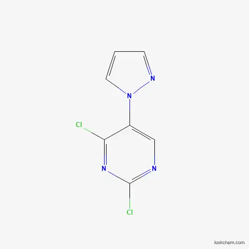 2,4-Dichloro-5-(1H-pyrazol-1-yl)pyrimidine 1260860-26-1