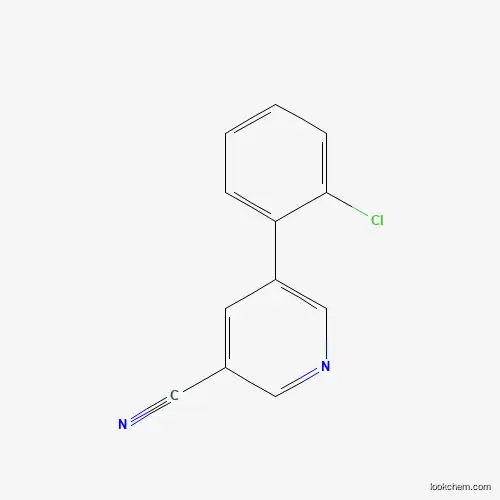 Molecular Structure of 1267467-92-4 (5-(2-Chlorophenyl)nicotinonitrile)