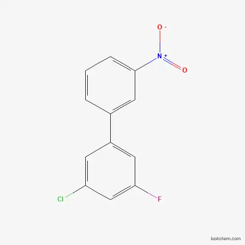 Molecular Structure of 1355247-83-4 (1-Chloro-3-fluoro-5-(3-nitrophenyl)benzene)