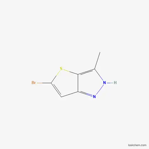 Molecular Structure of 1378867-74-3 (5-Bromo-3-methyl-1h-thieno[3,2-c]pyrazole)