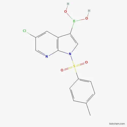 [5-Chloro-1-(4-methylbenzenesulfonyl)-1H-pyrrolo[2,3-b]pyridin-3-yl]boronic acid