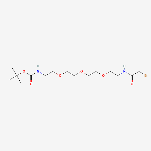 Bromoacetamido-PEG3-Boc-amine