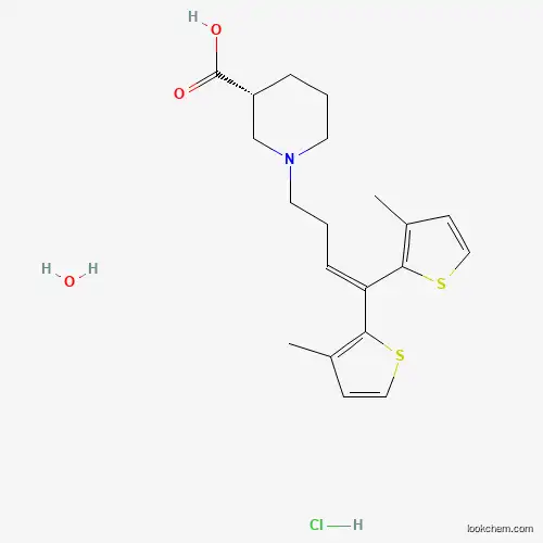 Molecular Structure of 145821-57-4 (Tiagabine hydrochloride hydrate)