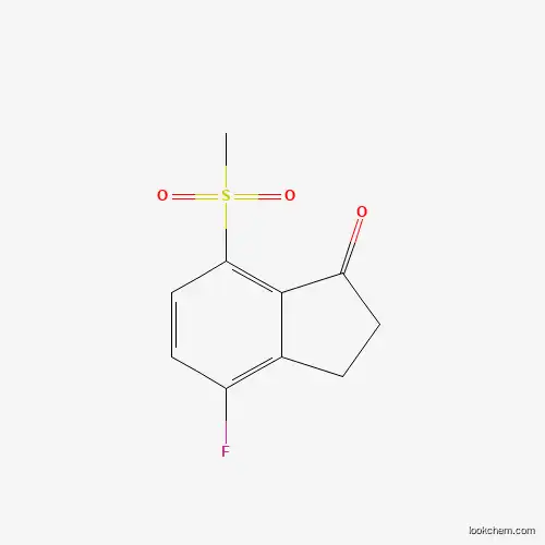 4-FLUORO-7-(METHYLSULFONYL)-2,3-DIHYDRO-1H-INDEN-1-ONE
