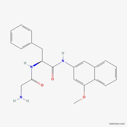 Molecular Structure of 168914-50-9 ((2S)-2-[(2-Aminoacetyl)amino]-N-(4-methoxynaphthalen-2-yl)-3-phenylpropanamide)