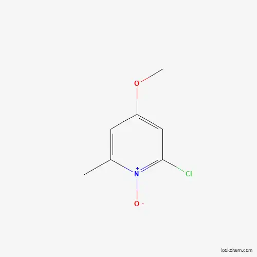 Pyridine, 2-chloro-4-methoxy-6-methyl-, 1-oxide