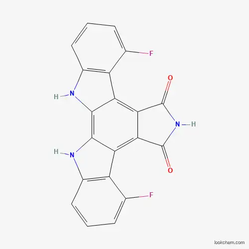 12,13-Dihydro-4,8-difluoro-5H-Indolo[2,3-a]pyrrolo[3,4-c]carbazole-5,7(6H)-dione