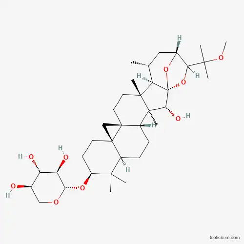 Molecular Structure of 27994-13-4 (25-O-Methylcimigenol-3-o-beta-D-xyloside)