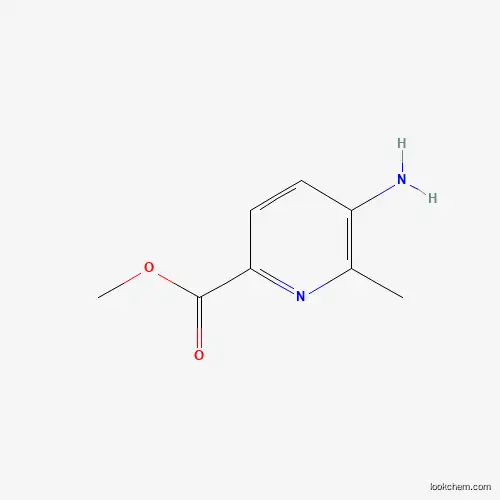 Molecular Structure of 343786-11-8 (Methyl 5-amino-6-methylpicolinate)