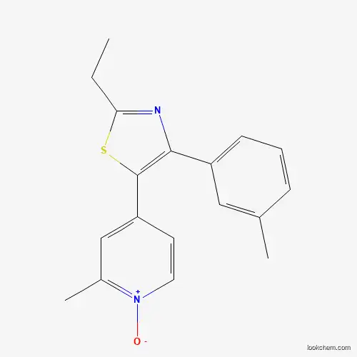 4-[2-ETHYL-4-(3-METHYLPHENYL)-1,3-THIAZOL-5-YL]-2-METHYLPYRIDINE N-OXIDECAS