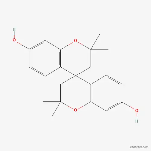 Molecular Structure of 41148-69-0 (2,2,2',2'-Tetramethyl-2,2',3,3'-tetrahydro-4,4'-spirobi[chromene]-7,7'-diol)