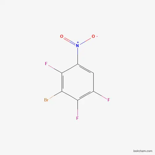 Molecular Structure of 485318-76-1 (3-Bromo-1,2,4-trifluoro-5-nitrobenzene)