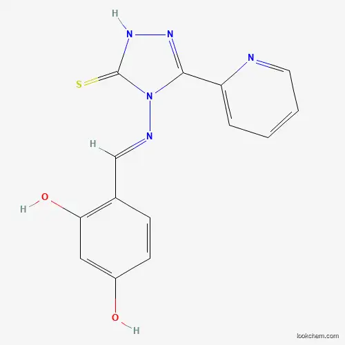 4-(((3-MERCAPTO-5-(PYRIDIN-2-YL)-4H-1,2,4-TRIAZOL-4-YL)IMINO)ME)-1,3-BENZENEDIOL