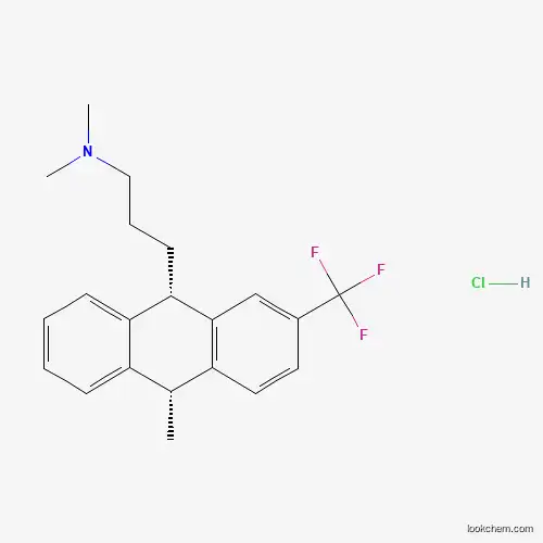 N,N-dimethyl-3-[10-methyl-2-(trifluoromethyl)-9,10-dihydroanthracen-9-yl]propan-1-amine hydrochloride