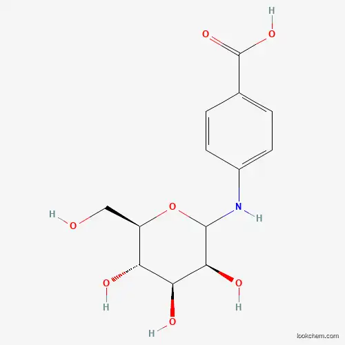 Molecular Structure of 72150-99-3 (4-[[(3S,4S,5S,6R)-3,4,5-trihydroxy-6-(hydroxymethyl)oxan-2-yl]amino]benzoic acid)