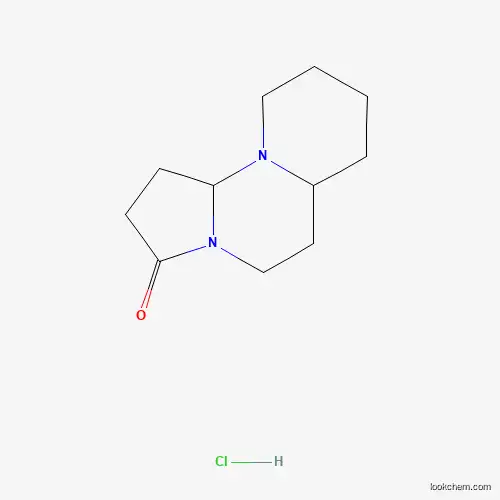 Molecular Structure of 74274-13-8 (Octahydro-5H-pyrido[1,2-c]pyrrolo[1,2-a]pyrimidin-3(2H)-one--hydrogen chloride (1/1))