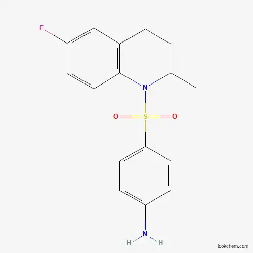 4-[(6-FLUORO-2-METHYL-3,4-DIHYDROQUINOLIN-1(2H)-YL)SULFONYL]ANILINE