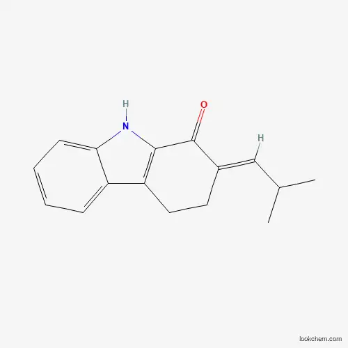 Molecular Structure of 866149-31-7 (2-[(E)-2-methylpropylidene]-2,3,4,9-tetrahydro-1H-carbazol-1-one)