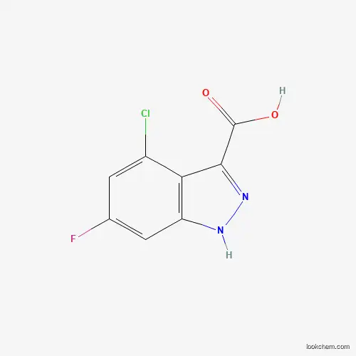 4-Chloro-6-fluoro-3-(1H)indazole carboxylic acid