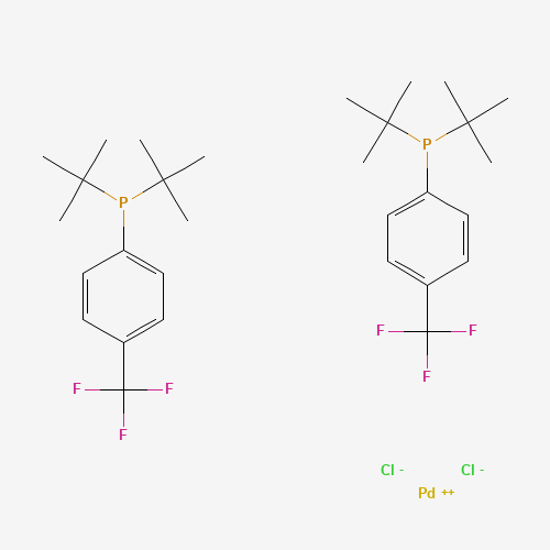 Bis[di-(tert-butyl)(4-trifluoromethylphenyl)phosphine]palladium(II) dichloride