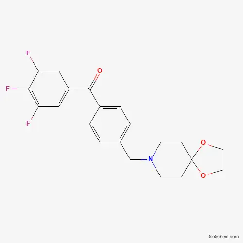 4'-[8-(1,4-DIOXA-8-AZASPIRO[4.5]DECYL)METHYL]-3,4,5-TRIFLUOROBENZOPHENONE