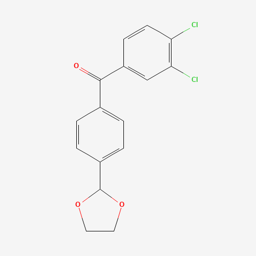 3,4-DICHLORO-4'-(1,3-DIOXOLAN-2-YL)BENZOPHENONE