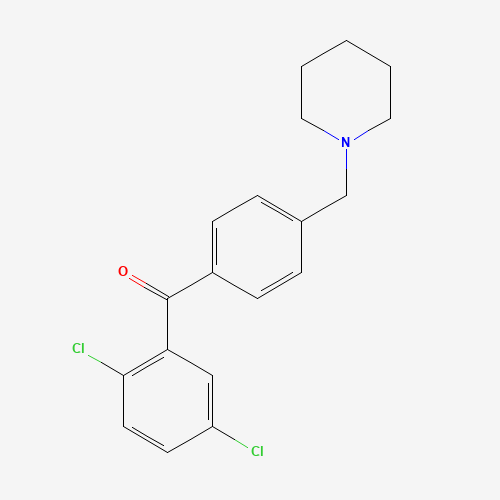2,5-DICHLORO-4'-PIPERIDINOMETHYL BENZOPHENONE
