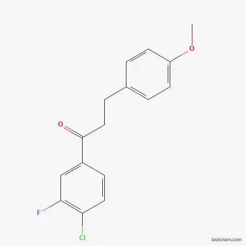 4'-CHLORO-3'-FLUORO-3-(4-METHOXYPHENYL)PROPIOPHENONE