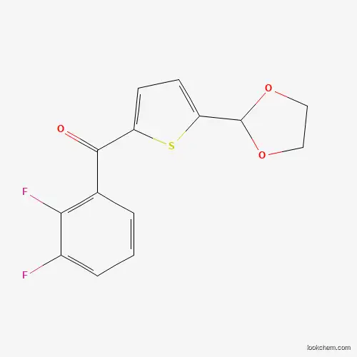 2-(2,3-DIFLUOROBENZOYL)-5-(1,3-DIOXOLAN-2-YL)THIOPHENE