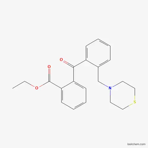 2-CARBOETHOXY-2'-THIOMORPHOLINOMETHYLBENZOPHENONE