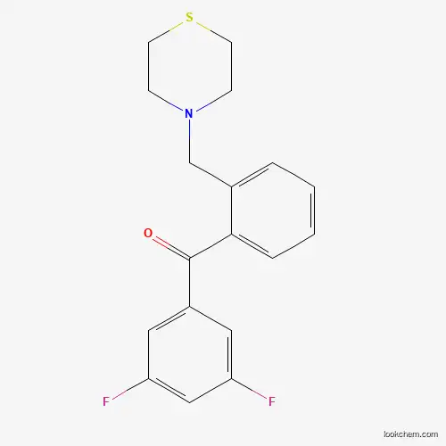 3,5-DIFLUORO-2'-THIOMORPHOLINOMETHYLBENZOPHENONE