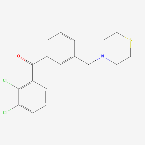 2,3-DICHLORO-3'-THIOMORPHOLINOMETHYL BENZOPHENONE