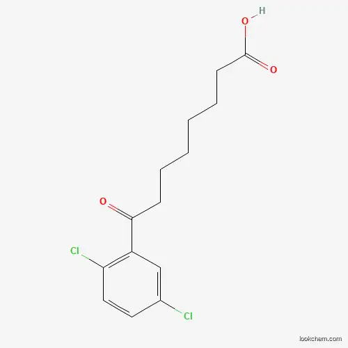 Molecular Structure of 898791-33-8 (8-(2,5-Dichlorophenyl)-8-oxooctanoic acid)