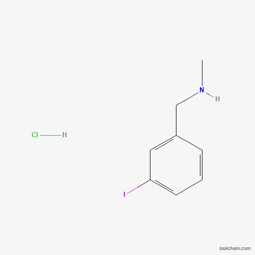 Molecular Structure of 90389-58-5 ([(3-Iodophenyl)Methyl](Methyl)Amine HCl)