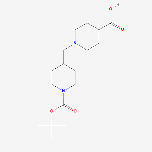 N-Boc-piperidin-4-ylmethylpiperidine-4-carboxylic acid