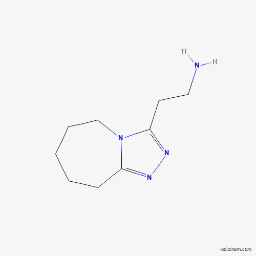 Molecular Structure of 923255-73-6 (2-(6,7,8,9-tetrahydro-5H-[1,2,4]triazolo[4,3-a]azepin-3-yl)ethanamine)