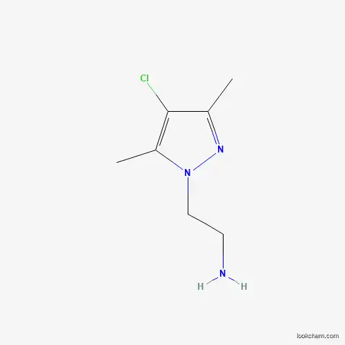 Molecular Structure of 925634-46-4 (2-(4-chloro-3,5-dimethyl-1H-pyrazol-1-yl)ethanamine)