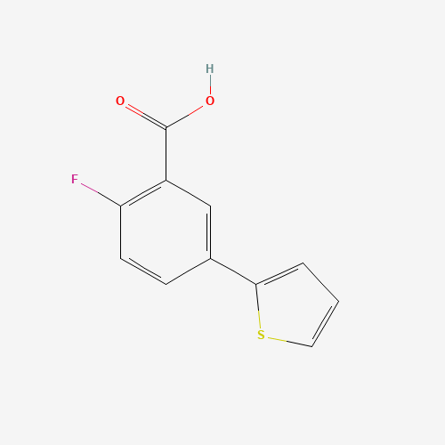2-Fluoro-5-(thiophen-2-yl)benzoic acid
