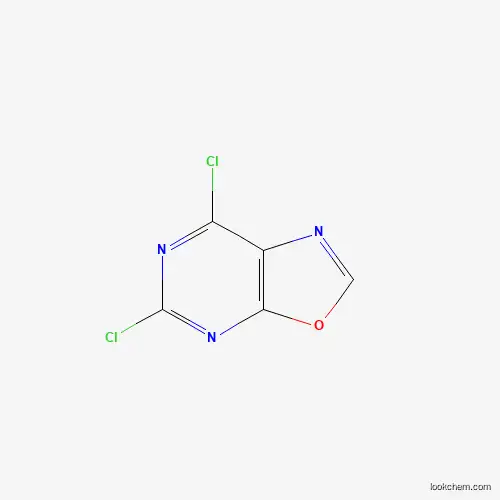 Molecular Structure of 944709-53-9 (5,7-Dichlorooxazolo[5,4-D]pyrimidine)